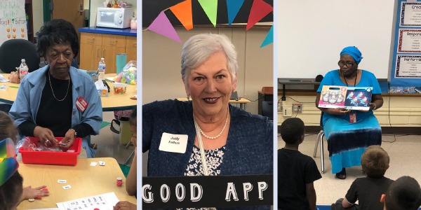 Foster Grandparents Receive Good Apple Awards