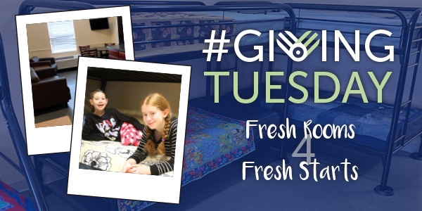 Giving Tuesday Fresh Rooms 4 Fresh Starts